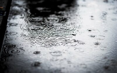 Regndråber og oversvømmelse